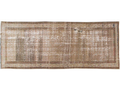 Antique Malayer Wool Runner 6 x 17