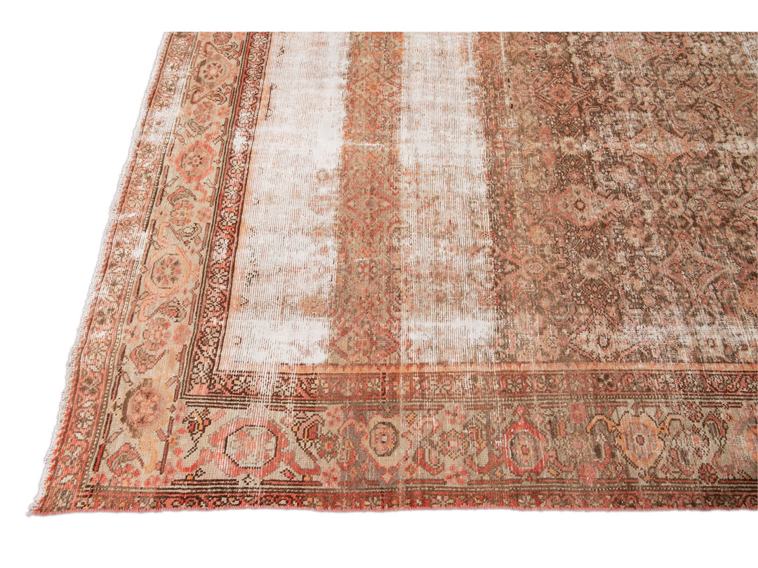 Antique Malayer Wool Runner 6 x 13