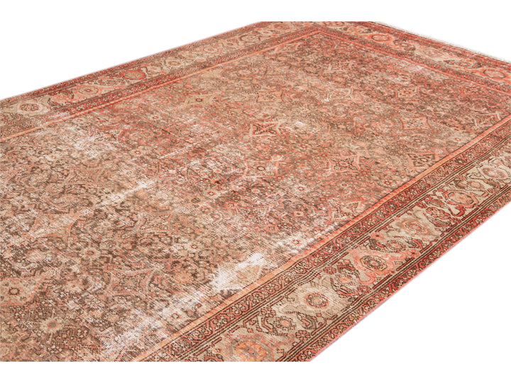 Antique Malayer Wool Runner 6 x 13
