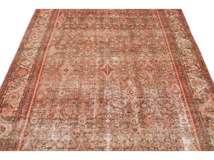 Antique Malayer Wool Runner 6 x 13