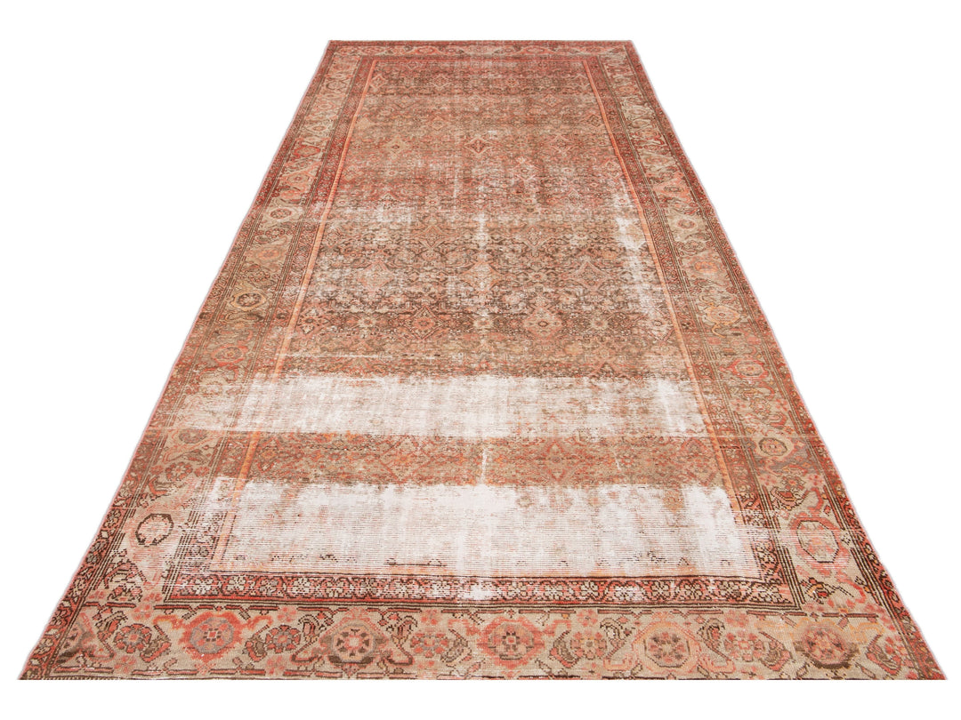 Antique Malayer Wool Runner 6 x 13