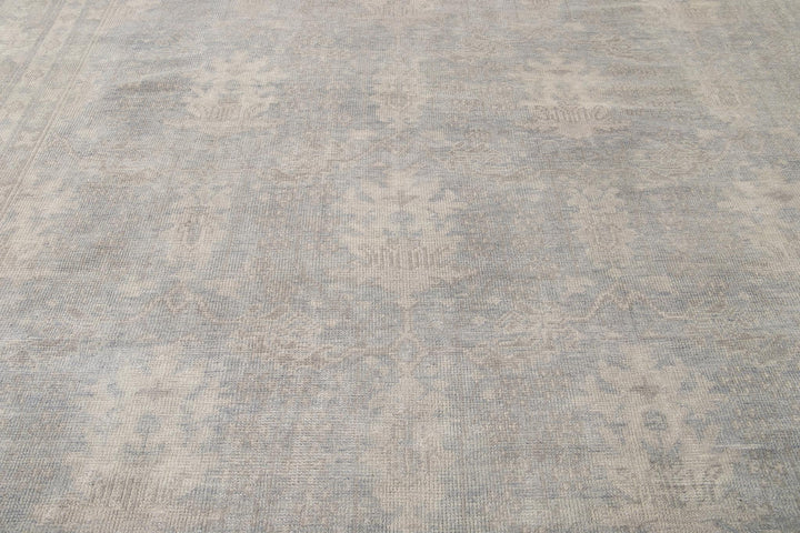 Modern Indian Oushak Style Wool Rug 16 X 24