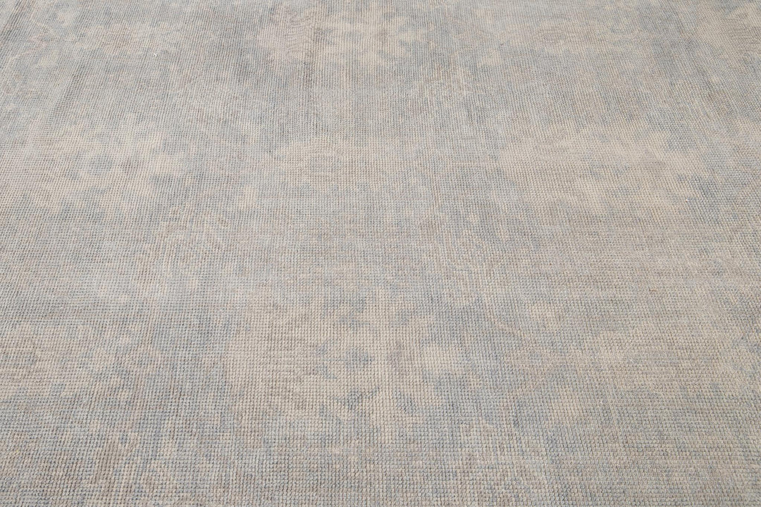 Modern Indian Oushak Style Wool Rug 16 X 24