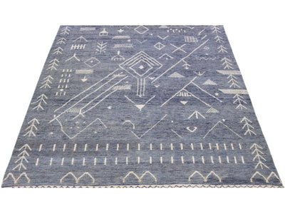 Modern Moroccan Berber Wool Rug 9 X 12