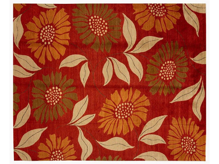 21st Century Contemporary Khotan Style Wool Rug 8 X 10