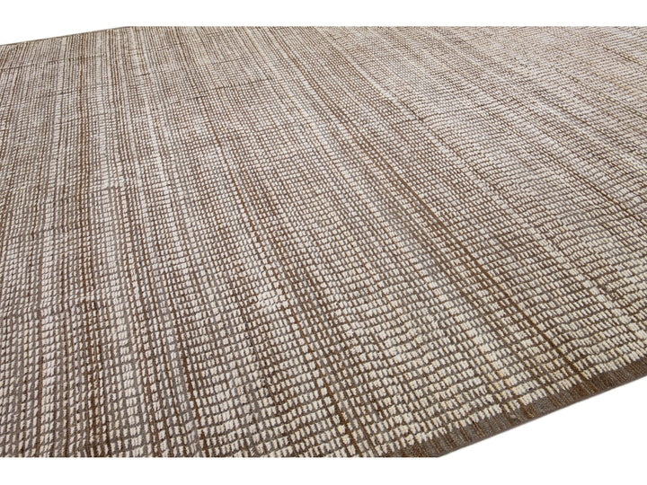Modern Moroccan Wool Rug 12 X 15