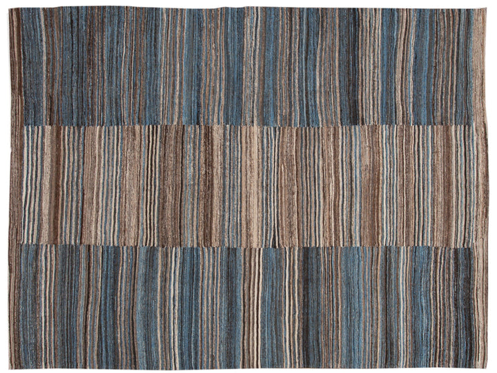 Modern Kilim Wool Rug 9 X 12