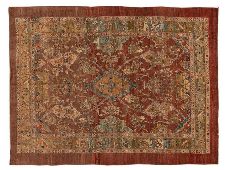 Vintage Bakshaish Tribal Wool Rug 9 X 11