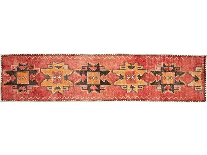 Mid 20th Century Vintage Turkish Wool Runner Rug, 3 X 12
