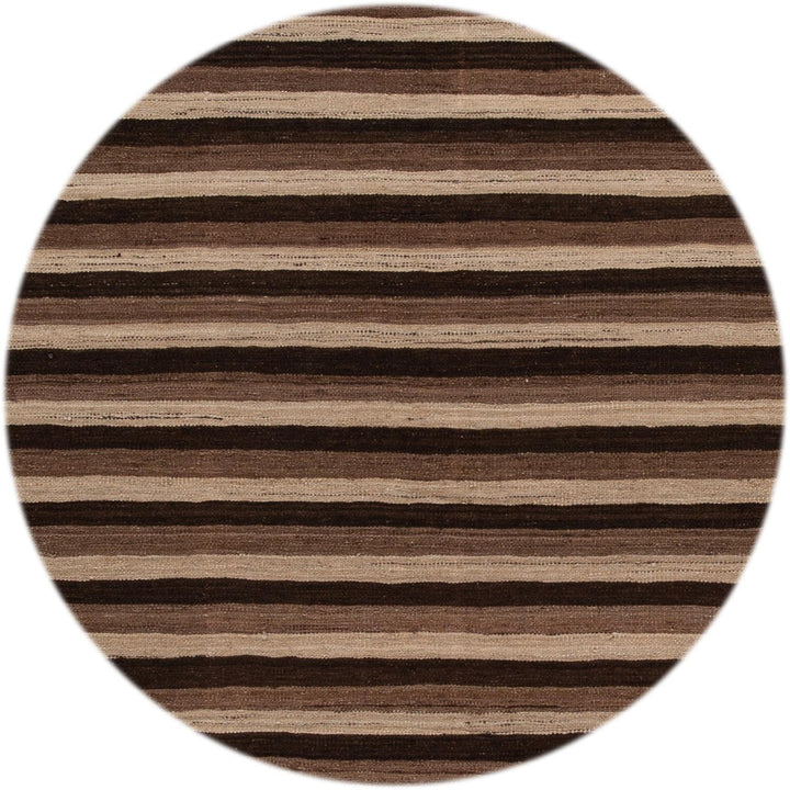 Contemporary Flatweave Wool Rug 9 X 12