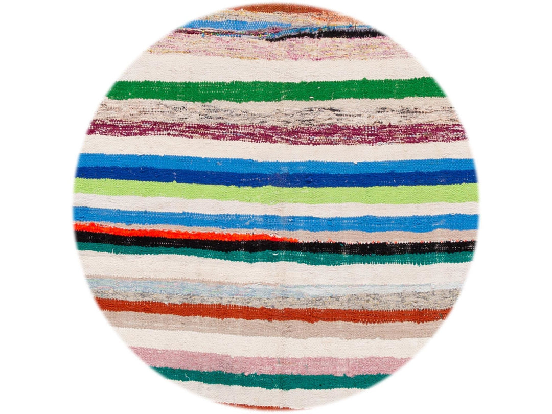 Vintage Kilim Wool Runner 5 X 12