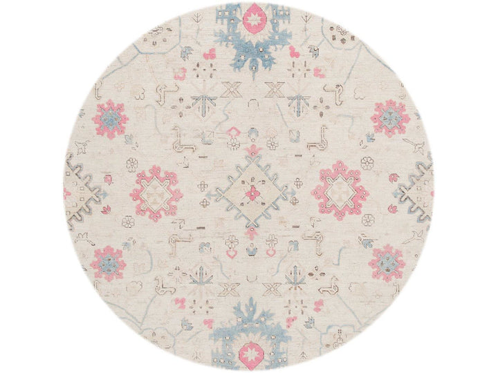 Modern Afghan Khotan Wool Rug 9 X 13