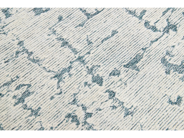 Modern Tufted Moroccan Wool Rug 5 X 7