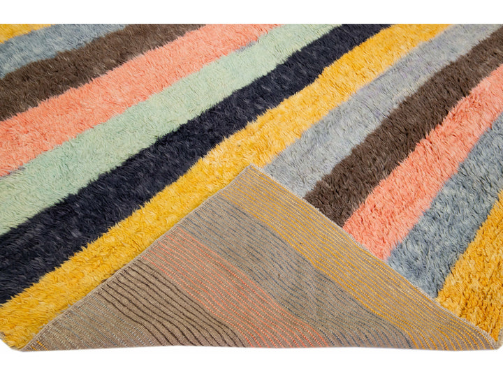 Modern Turkish Tulu Wool Rug 12 X 15