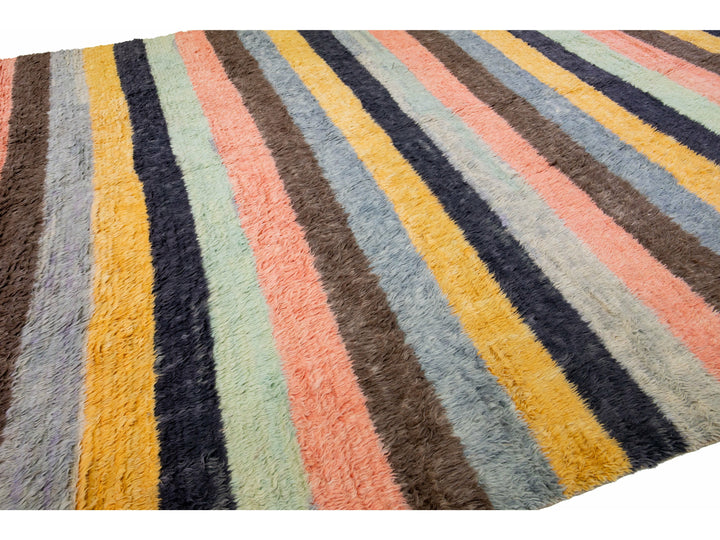 Modern Turkish Tulu Wool Rug 12 X 15