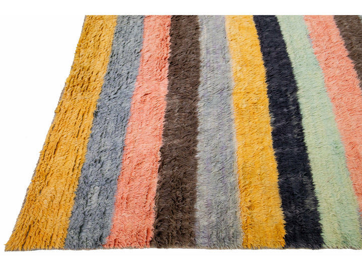 Modern Turkish Tulu Wool Rug 12 X 15