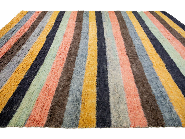 Modern Turkish Tulu Wool Rug 12 X 15