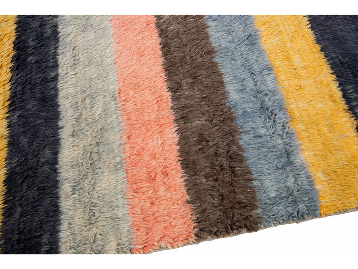 Modern Turkish Tulu Wool Rug 12 X 15