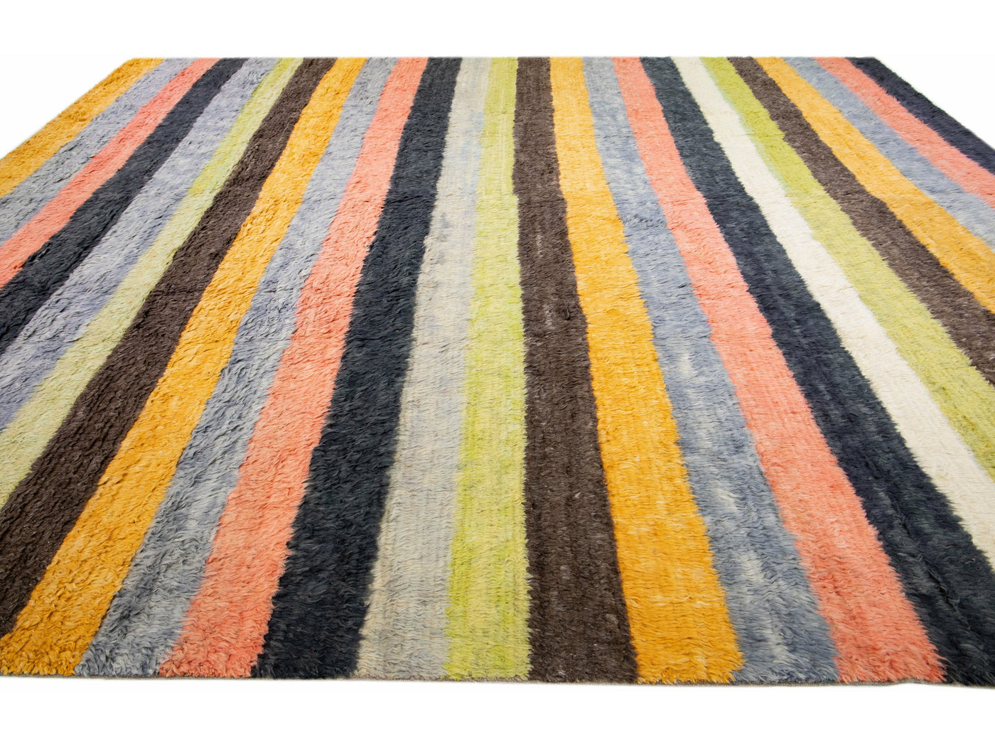 Modern Turkish Tulu Wool Rug 13 X 15