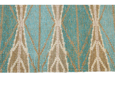 Cotton Scandinavian-style Kilim Custom Rug