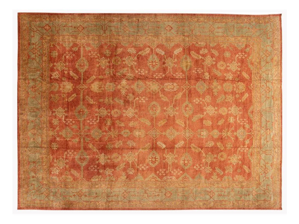 New  Modern Oushak wool Rug 14 X 19