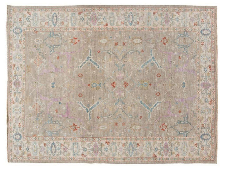Modern Sultanabad Wool Rug 10 X 13