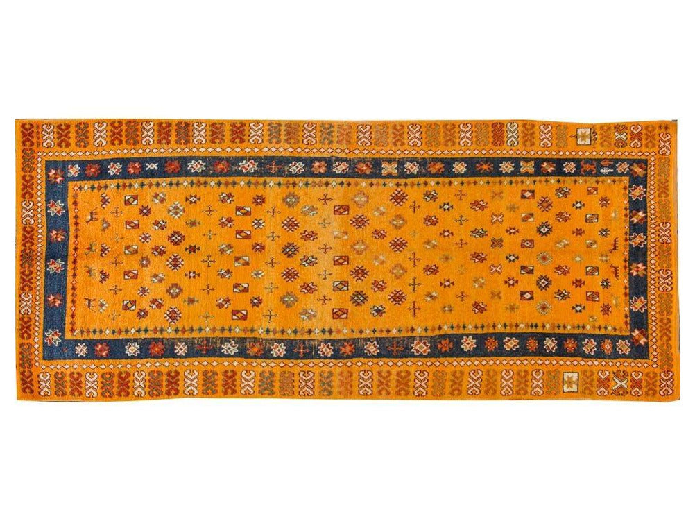 Vintage Moroccan Wool Rug 5 X 13