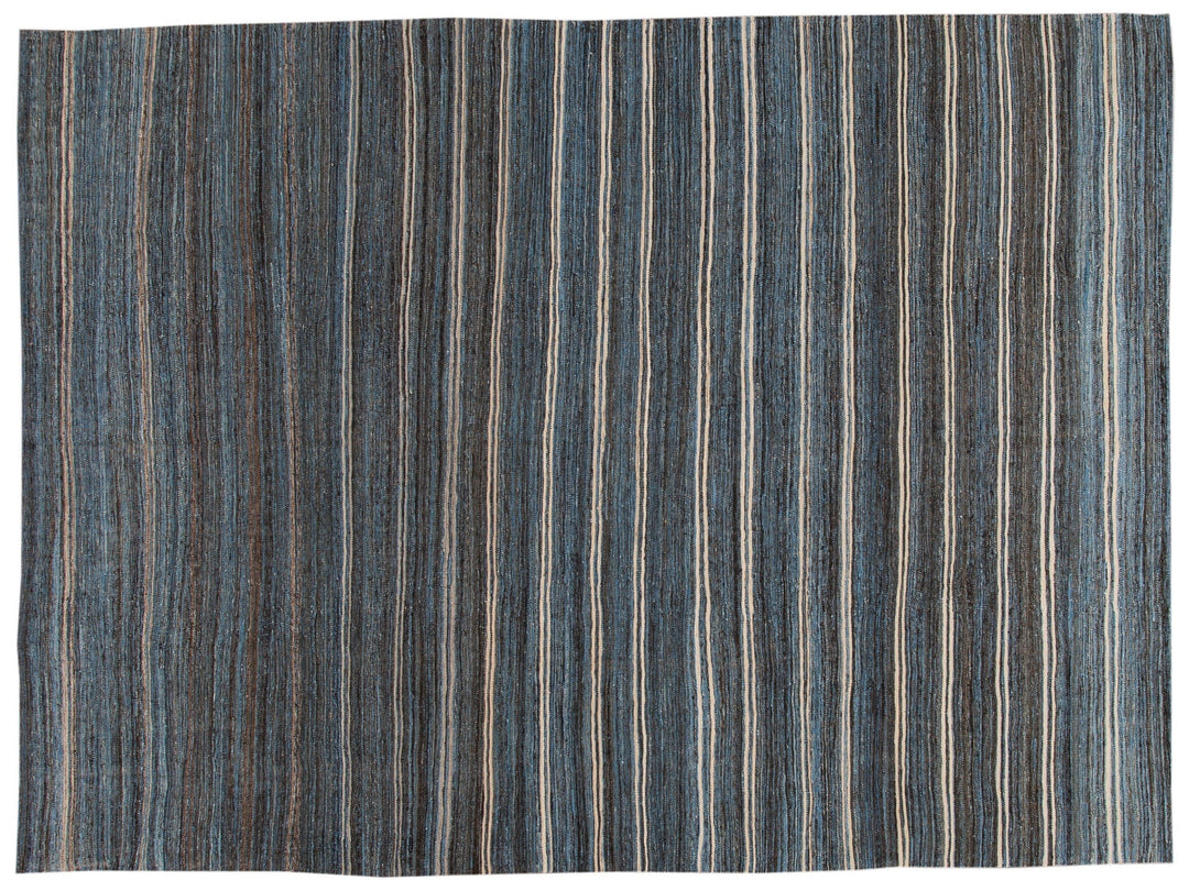 Modern Kilim Wool Rug 9 X 12