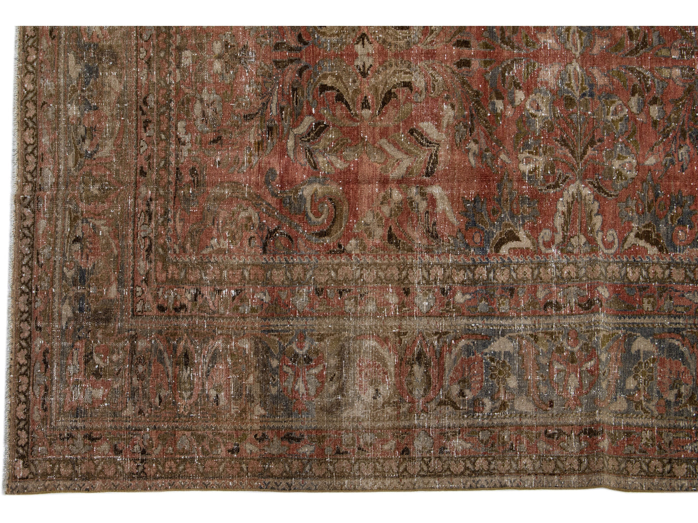 Antique Malayer Wool Rug 10 X 15