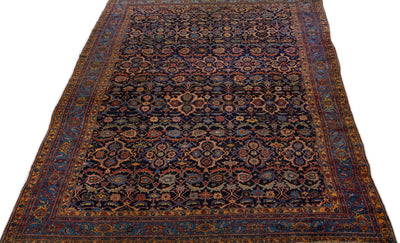 Antique Bidjar Wool Rug 11 x 18