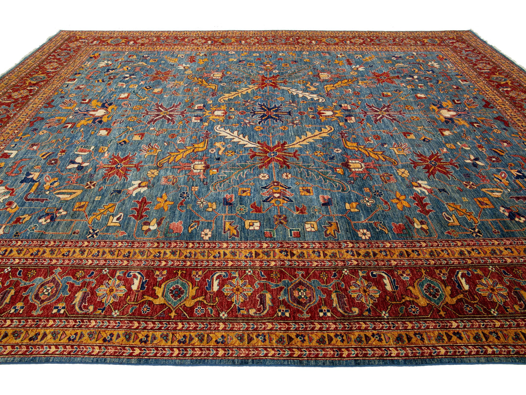 Modern Serapi Wool Rug 12 X 15
