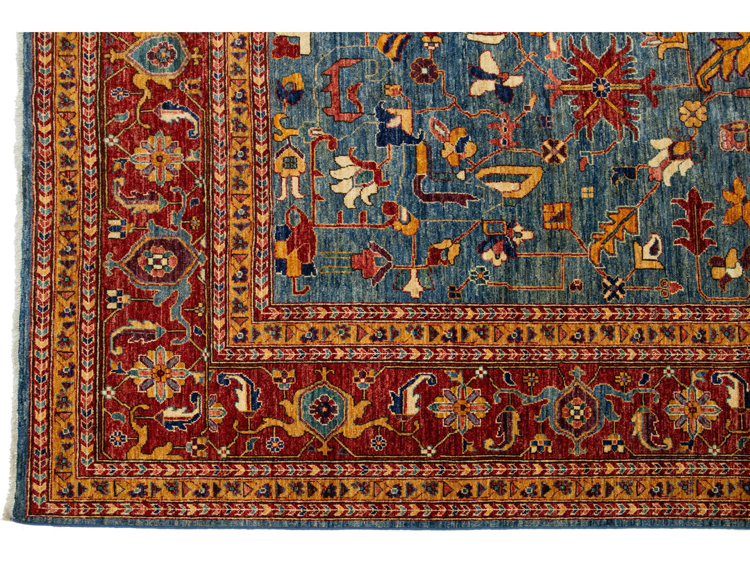 Modern Serapi Wool Rug 12 X 15