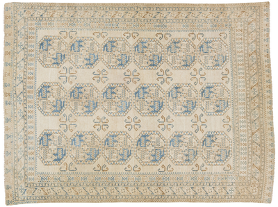 Antique Turkmen Wool Rug 10 X 13
