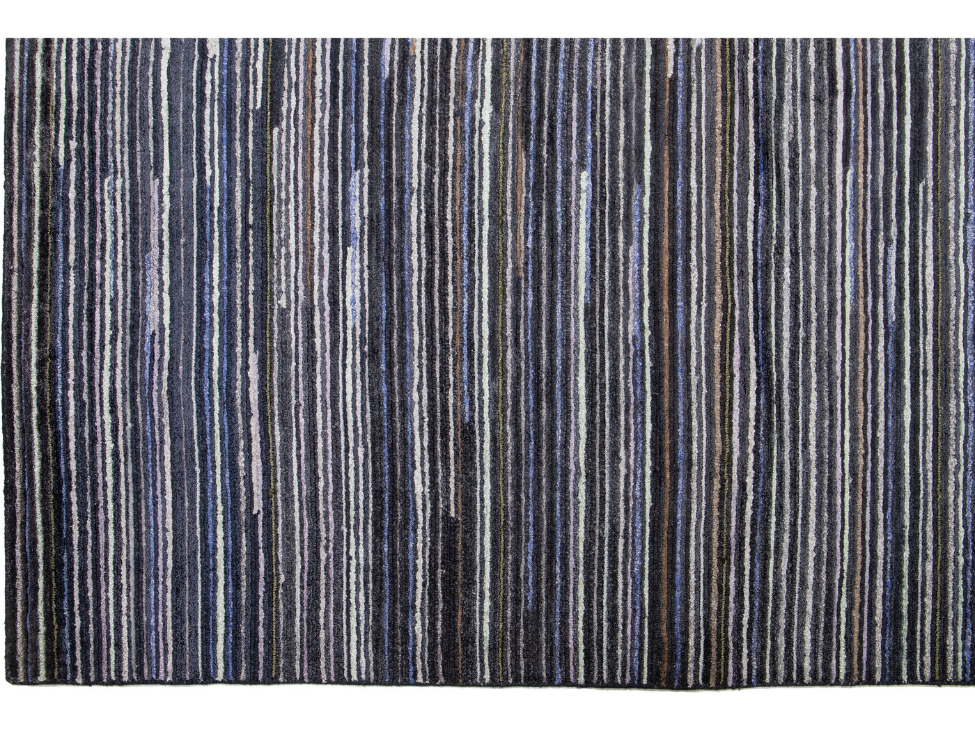 Modern Indian Wool Rug 10 X 14