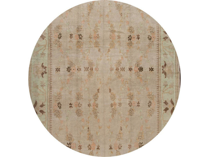 Modern Designed Turkish Oushak Rug 10 X 15