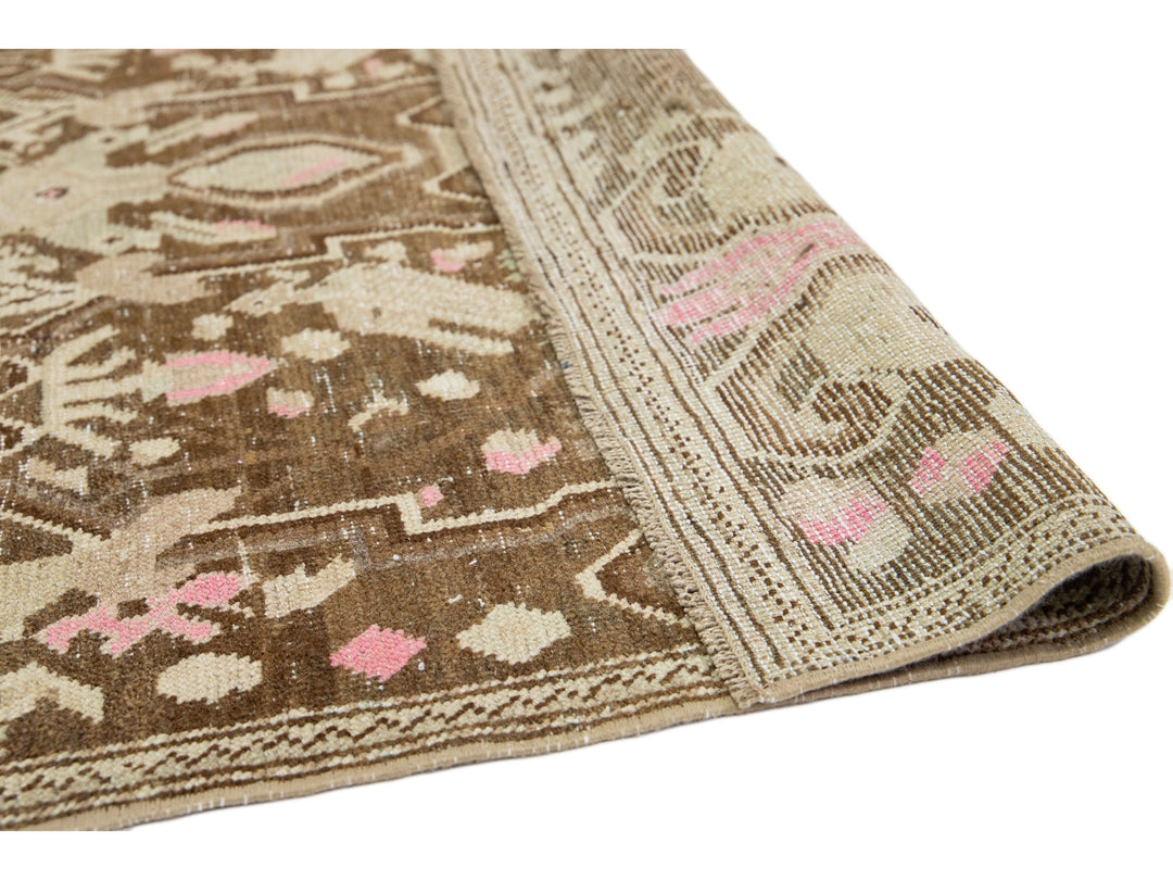 Antique Karabagh Wool Runner 3 X 15