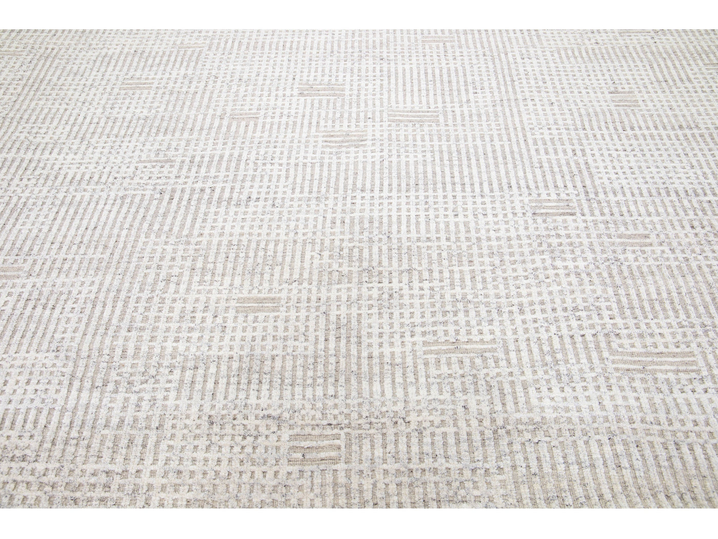 Modern Moroccan Wool Rug 10 X 14