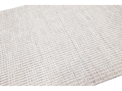 Modern Moroccan Wool Rug 5 X 8