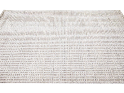 Modern Moroccan Wool Rug 5 X 8