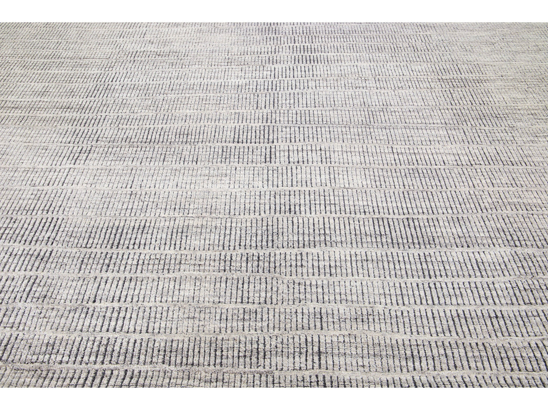 Modern Moroccan Wool Rug 12 X 15