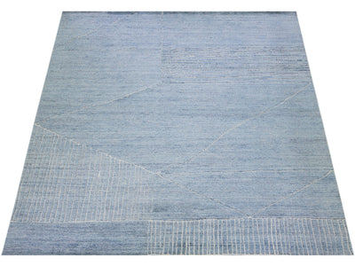 Modern Moroccan Wool Rug 12 X 15