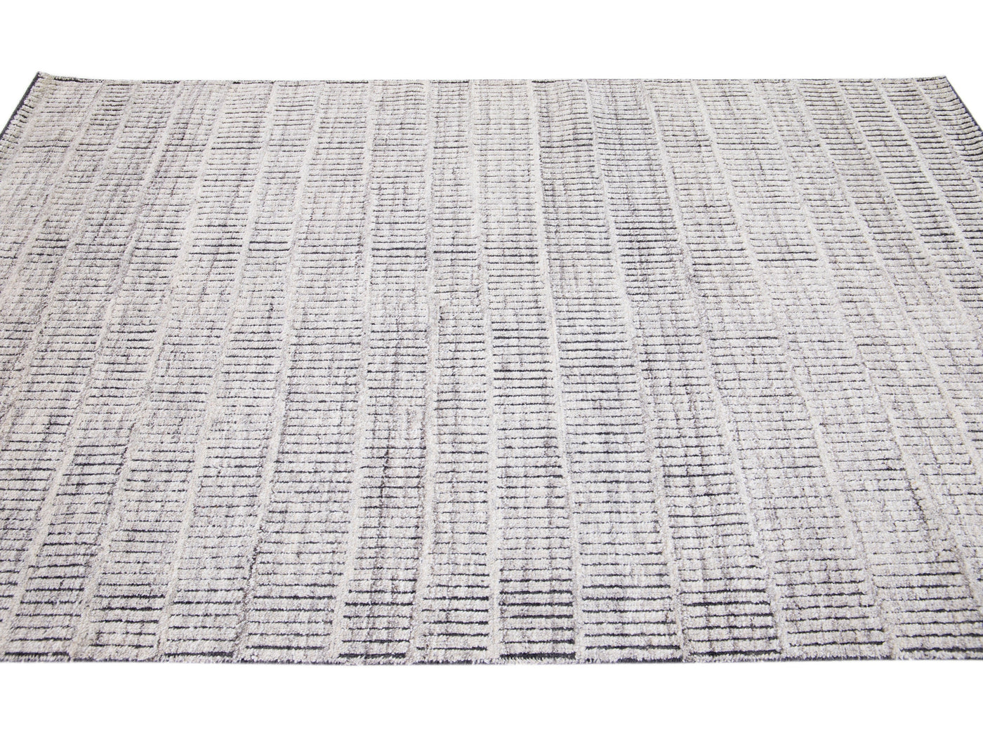 Modern Moroccan Wool Rug 5 X 8