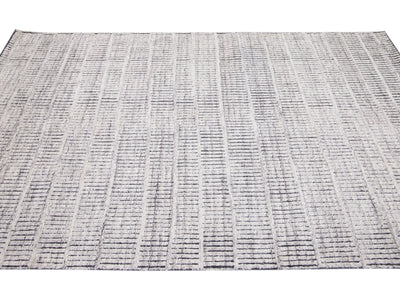 Modern Moroccan Wool Rug 5 X 8