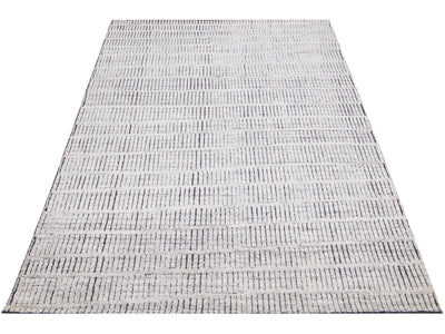 Modern Moroccan Wool Rug 5 X 8