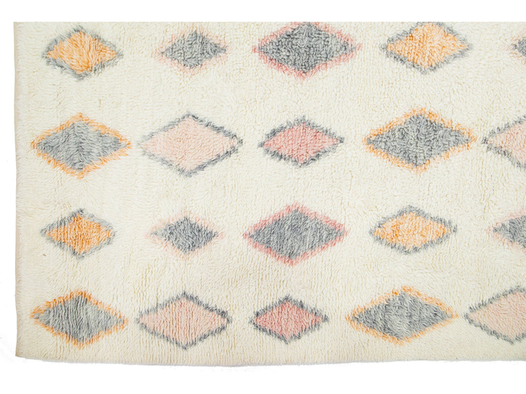 Modern Moroccan Wool Rug 11 X 14