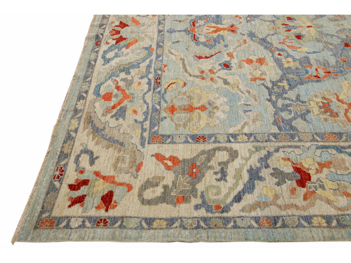 Modern Sultanabad Wool Rug 11 X 14