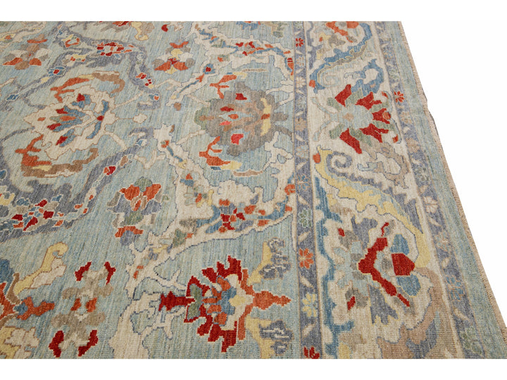 Modern Sultanabad Wool Rug 11 X 14