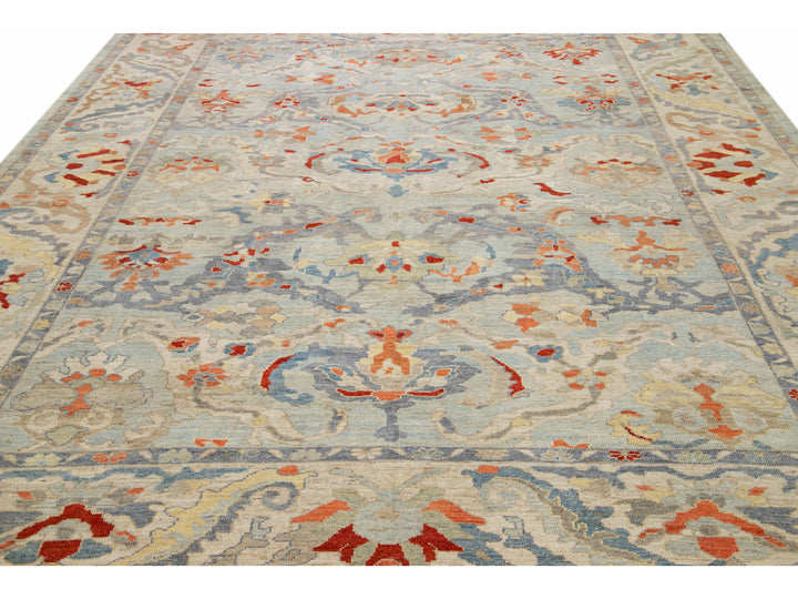 Modern Sultanabad Wool Rug 11 X 14