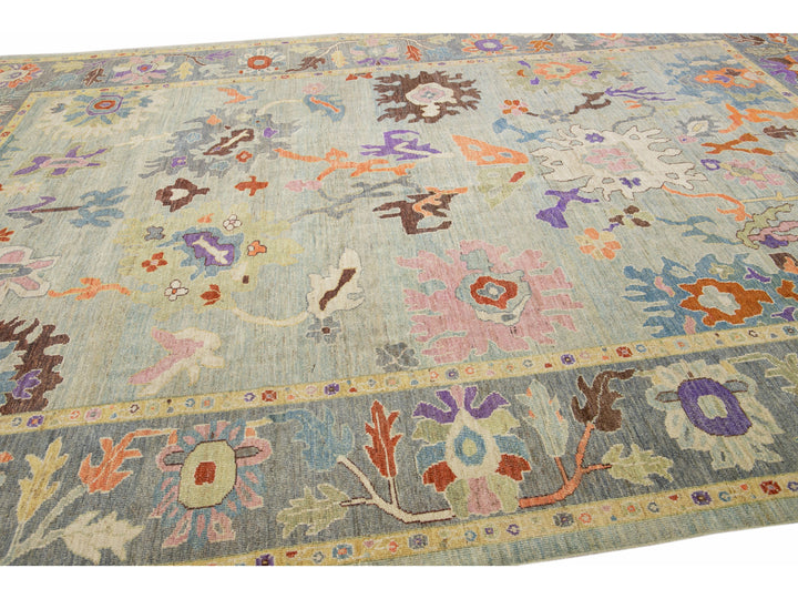 Modern Sultanabad Wool Rug 10 X 14