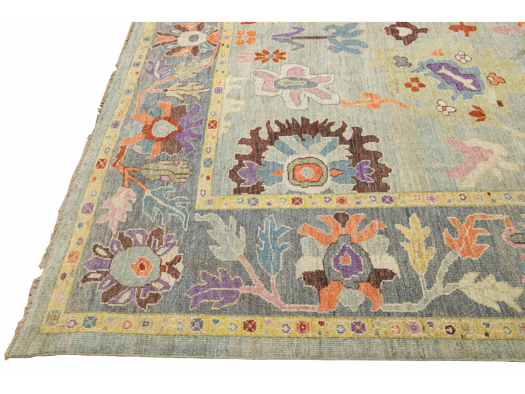 Modern Sultanabad Wool Rug 10 X 14